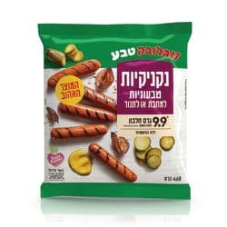 נקניקיות טבעוניות למחבת או לתנור