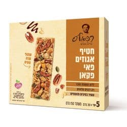חטיף אגוזים פאי פקאן, 5 חטיפים אישיים, 150 גרם רפאלס
