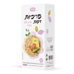 פריכיות דקות אורז ותירס 100גרם