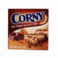 חטיף דגנים עם שוקולד חלב קורני 6 * 25 גרם