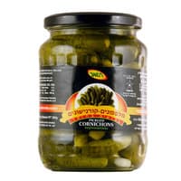 מלפפונים קורנישונים מיני תומר 720 גרם