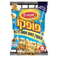 פופקורן פופקו מוכן בטעם חמאה ודבש אסם 80 גרם