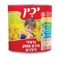 גרעיני תירס מתוק תירס קיד יכין 340 גרם
