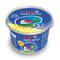 גבינה לבנה למריחה 5% תנובה 500 גרם