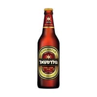 בירה לאגר כהה 4.9% בבקבוק גולדסטאר 500 מ"ל