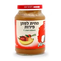 מחית לפתן פירות ללא תוספת סוכר שלב 3 פרינוק 190 גרם