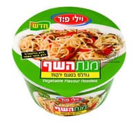 נודלס עם ירקות מנת השף וילי פוד 70 גרם