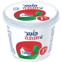 קוטג 1% בגביע תנובה, 250 גרם