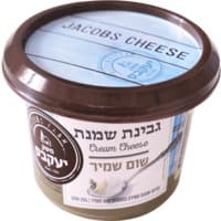 גבינת שמנת שום שמיר 25% יעקבס 225 גרם