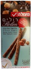 גלילי ופל רולים ממולאים בקרם אגוז מעולה 100 גרם