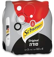 מי סודה שוופס 6 * 500 מ"ל