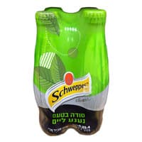 סודה בטעם נענע ליים שוופס 4 * 250 מ"ל