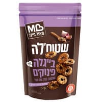 שטוח'לה חטיף בייגלה אפוי עם פינוקים מאיר בייגל 300 גרם