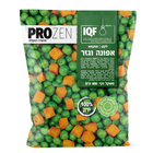 אפונה וגזר קפואים פרוזן 800 גרם