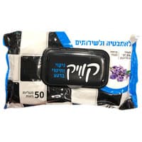 מטליות לחות לניקוי שירותים ואמבטיה בריח לוונדר קוויק ניקוי