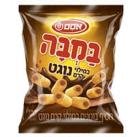 במבה חטיף בוטנים במילוי קרם נוגט אסם 60 גרם