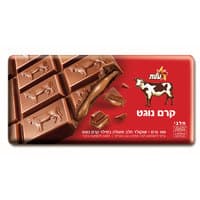 שוקולד חלב במילוי קרם נוגט פרה 100 גרם