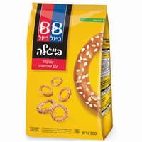 בייגלה טבעות חטיף אפוי עם שומשום בייגל בייגל 300 גרם