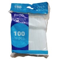 כפיות חד פעמיות צבע לבן ח.כהן סוכנות מזון ומשקאות 100 יחידות