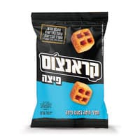חטיף בטעם פיצה קראנצ'וס מנה 55 גרם