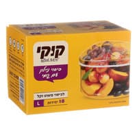 כיסוי ניילון עם גומי לארג' קוקי 18 יחידות