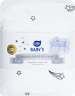 לייף בייביז סדין למיטת תינוק לבן כוכבים
