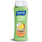 תחליב רחצה בניחוח שייק אננס מלון וחלב שיבולת שועל פינוק