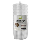קינוחיות פרח + מכסה, 10 יחידות