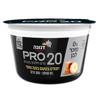 יוגורט בטעם בננה טופי פרו 20 גרם חלבון 0% סוכר לבן דנונה