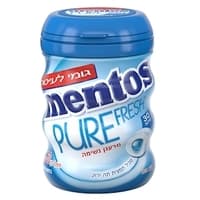 גומי לעיסה ללא סוכר בטעם מנטה פיור פרש מנטוס 60 גרם