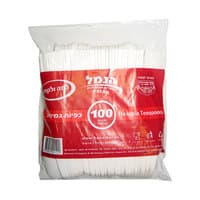 כפיות חד פעמיות גמישות לתה ולקפה הנמל 100 יחידות