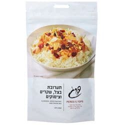 תערובת בצל שקדים וצימוקים