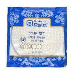 דפי אורז עגולים 22 סמ 300 גרם
