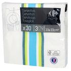 מפיות תלת שכבתיות הום קרפור 30 יחידות