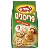 חטיפי פריכונים אורז מלא ודבש אסם 80 גרם
