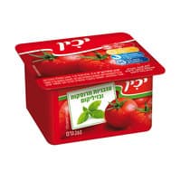 עגבניות מרוסקות בתוספת בזיליקום יכין 240 גרם