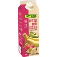 נקטר פירות בטעם תות בננה בקרטון ספרינג 1 ליטר