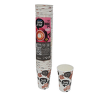 כוסות קרטון חד פעמיות גדולות לשתיה חמה ר.שמאי 50 יחידות