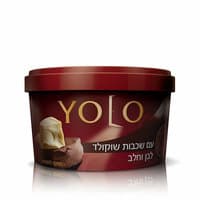 מעדן חלב עם שכבות שוקולד לבן וחלב יולו 123 גרם