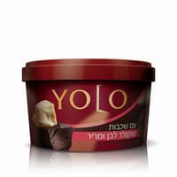 מעדן שכבות שוקולד לבן ומריר יולו 122 גרם