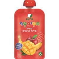 מחית פירות טרופיים ללא תוספת סוכר חטיפטף פרינוק 120 גרם