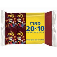 צ'יטוס כאפה חטיף תירס אפוי בטעם קטשופ עלית 10 * 20 גרם