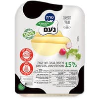 פרוסות גבינה חצי קשה 15% דקה דקה נעם 200 גרם