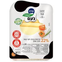 פרוסות גבינה צהובה 22% דקה דקה נעם 200 גרם