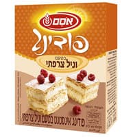 פודינג אינסטנט בטעם וניל צרפתי אסם 80 גרם