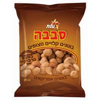 בוטנים אמריקאים מצופים סבבה בטעם ברביקיו עלית 50 גרם