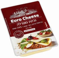 גבינת מוצרלה פרוסות יורו מחלבות אירופה 150 גרם