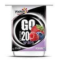 יוגורט 2% מועשר בחלבון עם פירות יער גו 200 גרם