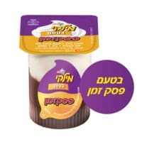 מילקי מעדן חלב בטעם פסק זמן עם קצפת 7.3% שטראוס 133 גרם