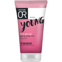 YOUNG סבון פחם פילינג לנערות לניקוי פנים לעור מעורב עד שמן, 150 מ"ל